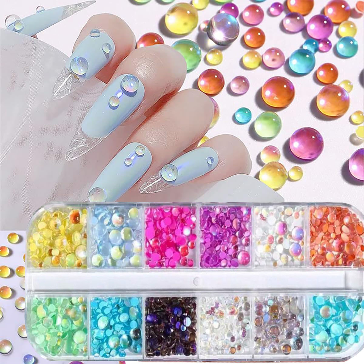 Nail Art Valentines Day - 1 scatola di colore della caramella