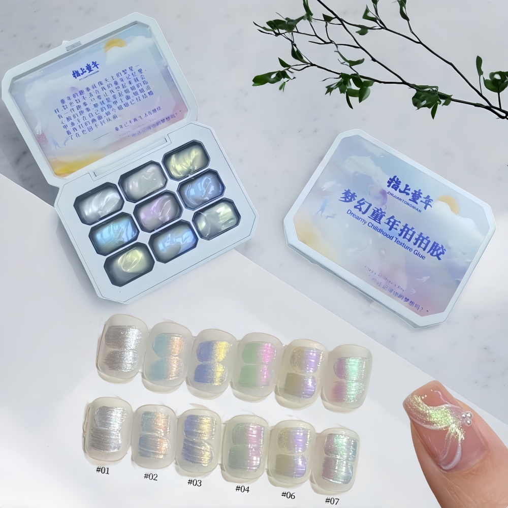 Nail Art Halal - 1 pz Gel UV/LED 9 colori,