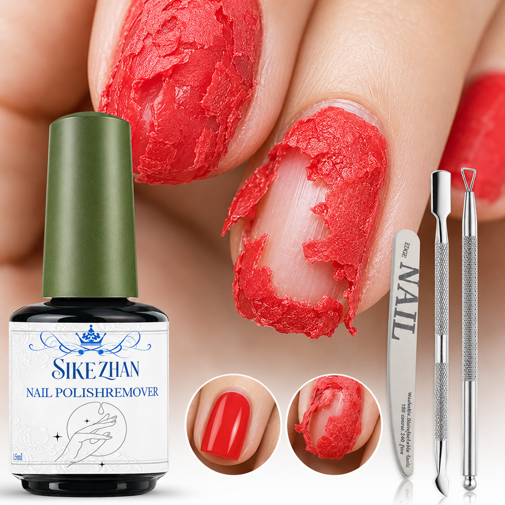 Gel Top Coat - SIKEZHAN Gel Rimuovi Smalto Rapido Magico,