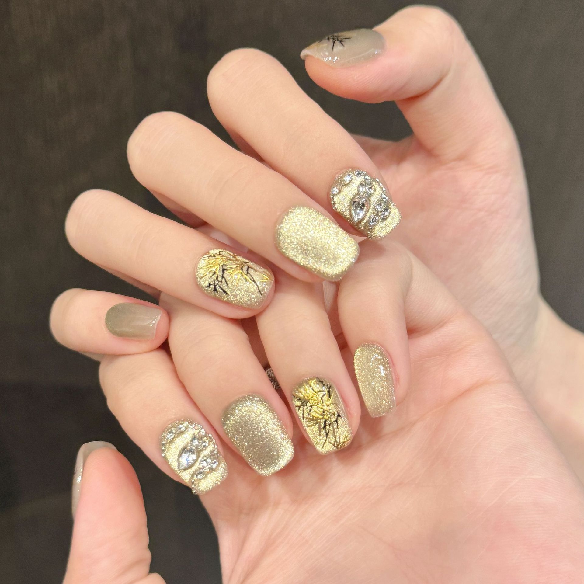 10 pezzi nuovo stile cinese fa - Nail Art Gliter recensione e prezzo