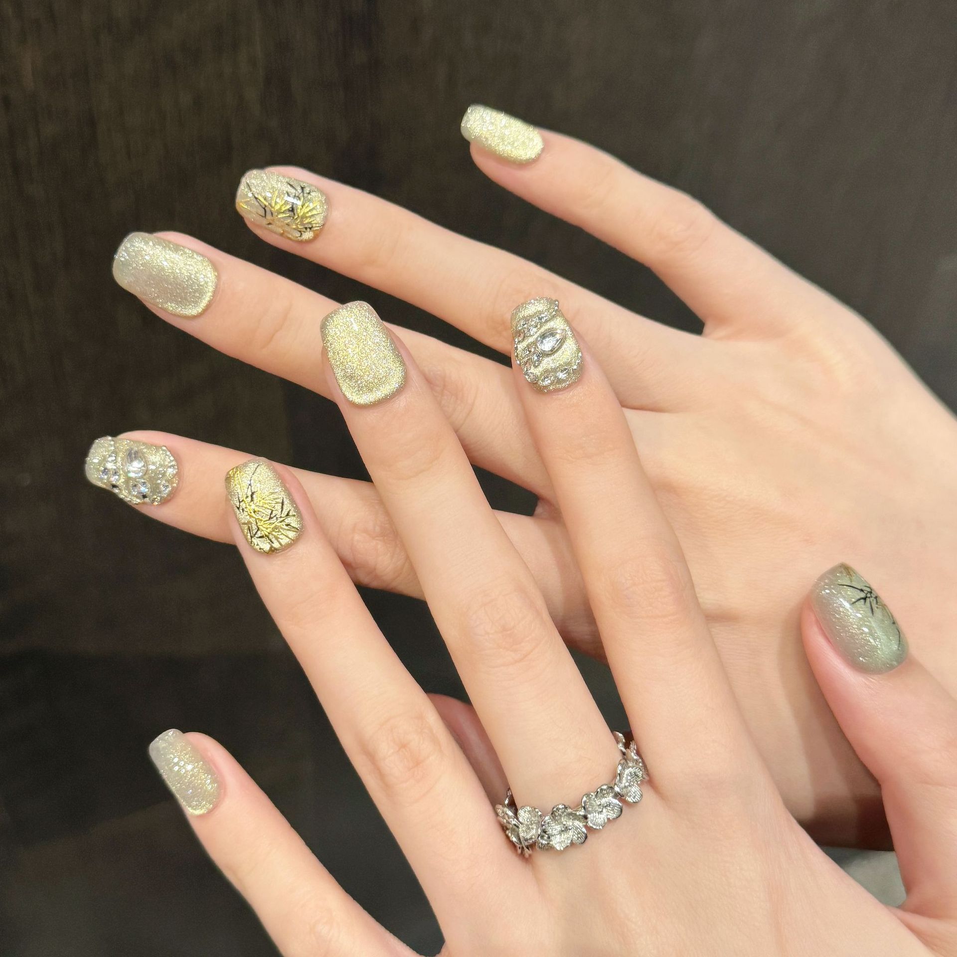 10 pezzi nuovo stile cinese fa - Nail Art Gliter recensione e prezzo