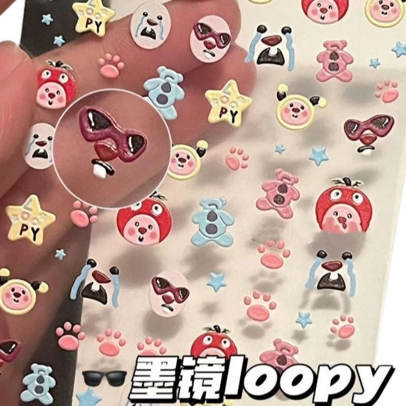 Adesivo 3D in rilievo Loopy, a - Nail Art Quotes recensione e prezzo