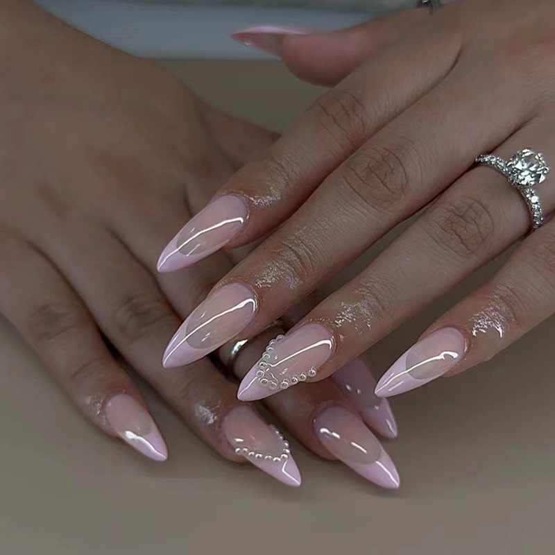 24 pezzi set di unghie finte c - Nail Art Valentines Day recensione e prezzo