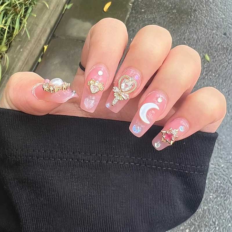 24 pz/scatola di Lusso Rosa Lu - Nail Art Maroon recensione e prezzo