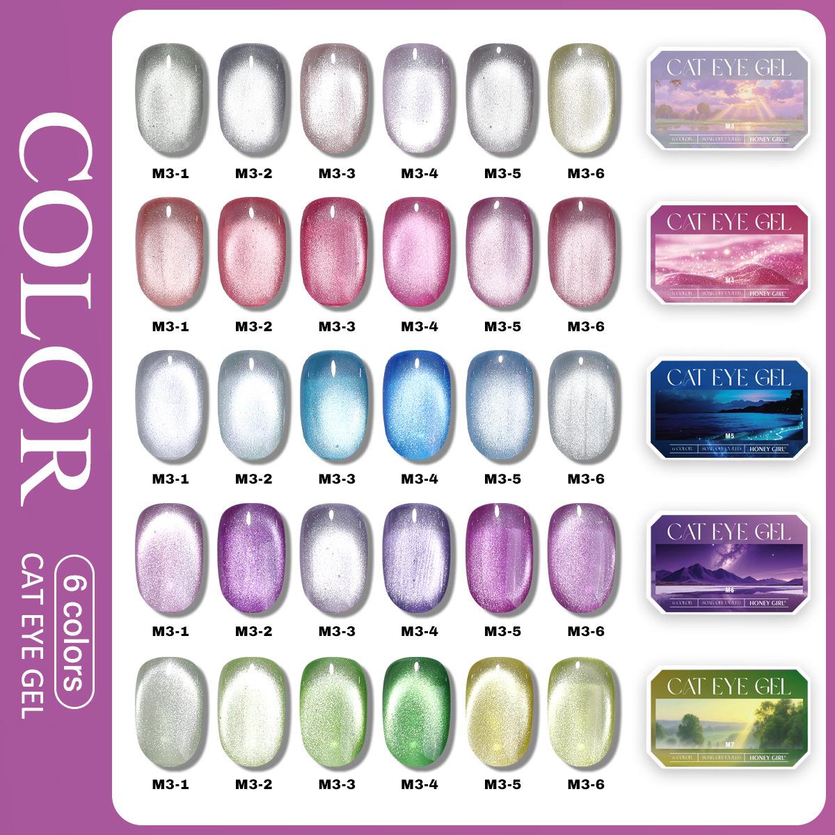 Palette di Smalti Gel Occhio d - Nail Art Halal recensione e prezzo