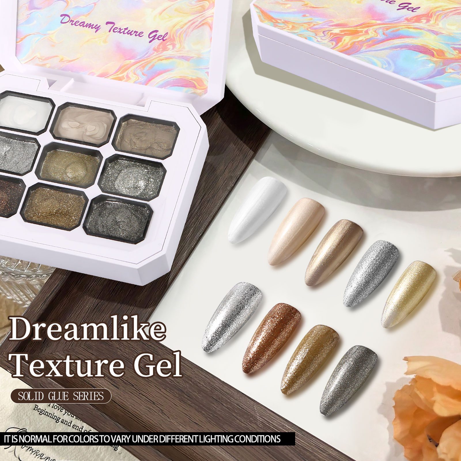 Palette di smalti gel solidi O - Nail Art Halal recensione e prezzo