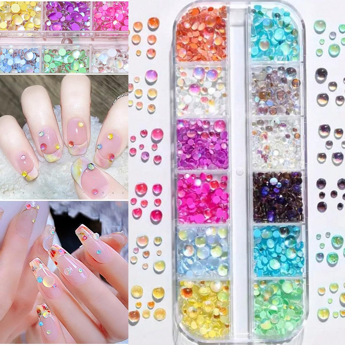 1 scatola di colore della cara - Nail Art Valentines Day recensione e prezzo