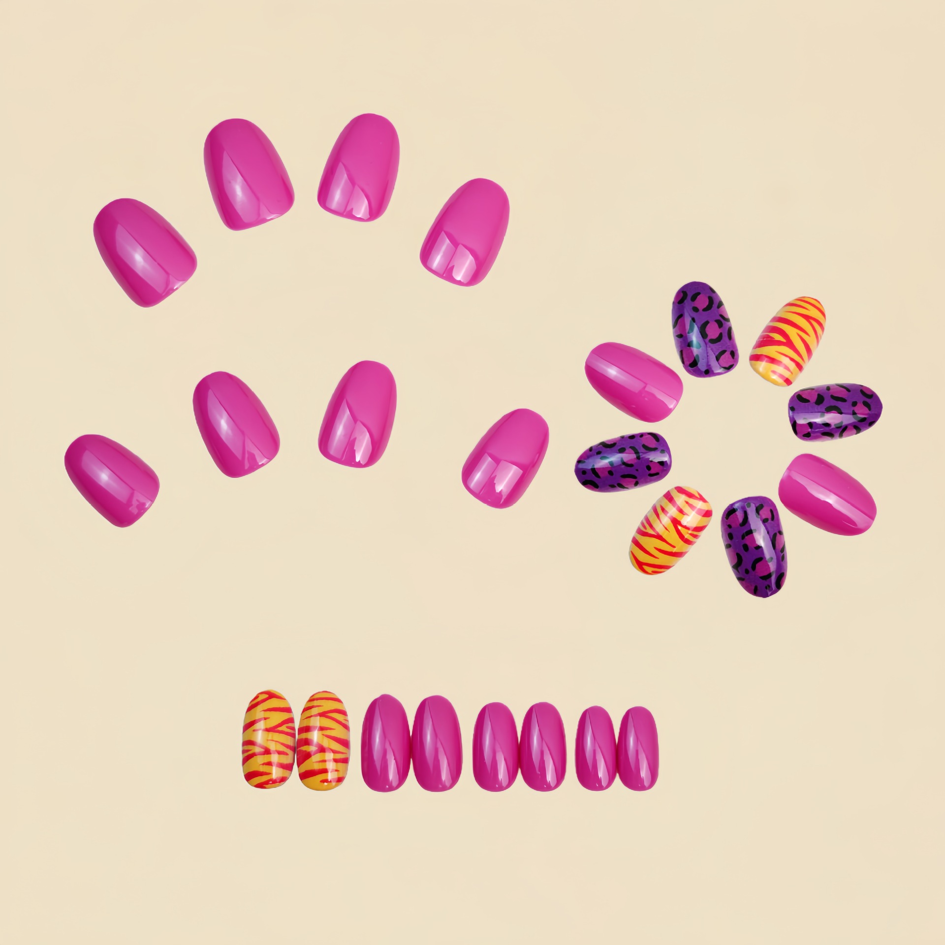 Unghie finte corte e lunghe pe - Nail Art Gliter recensione e prezzo