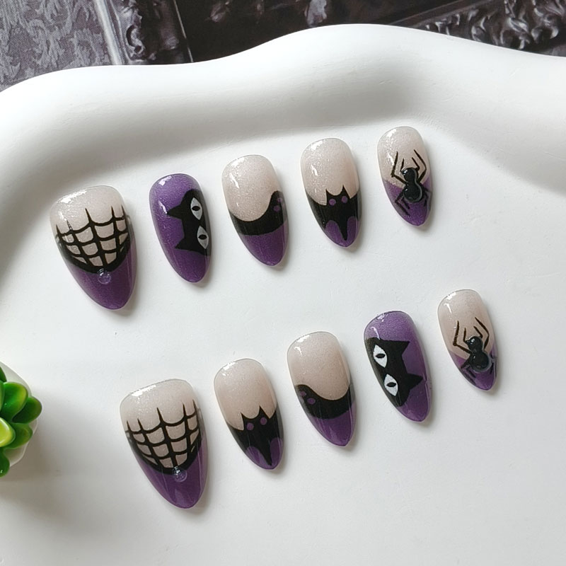 10 Pezzi Unghie Finte per Donn - Nail Art Eye Cat recensione e prezzo