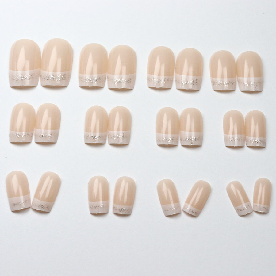 Set di 24 unghie finte quadrat - Nail Art Gliter recensione e prezzo