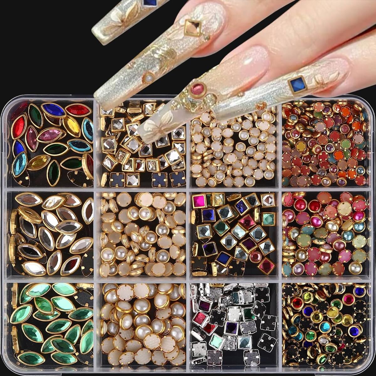 1 Scatola di Strass per Unghie - Nail Art Valentines Day recensione e prezzo
