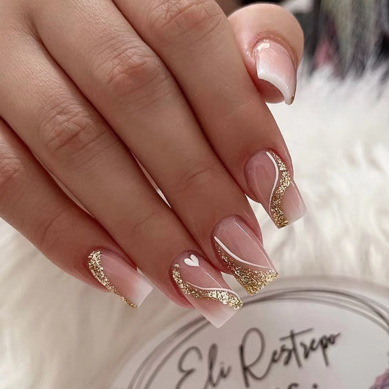 Unghie finte corte e medie per - Nail Art Gliter recensione e prezzo