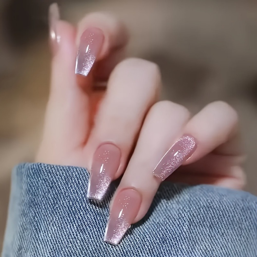 24 pz. Unghie Finte Lunghe a F - Nail Art Gliter recensione e prezzo