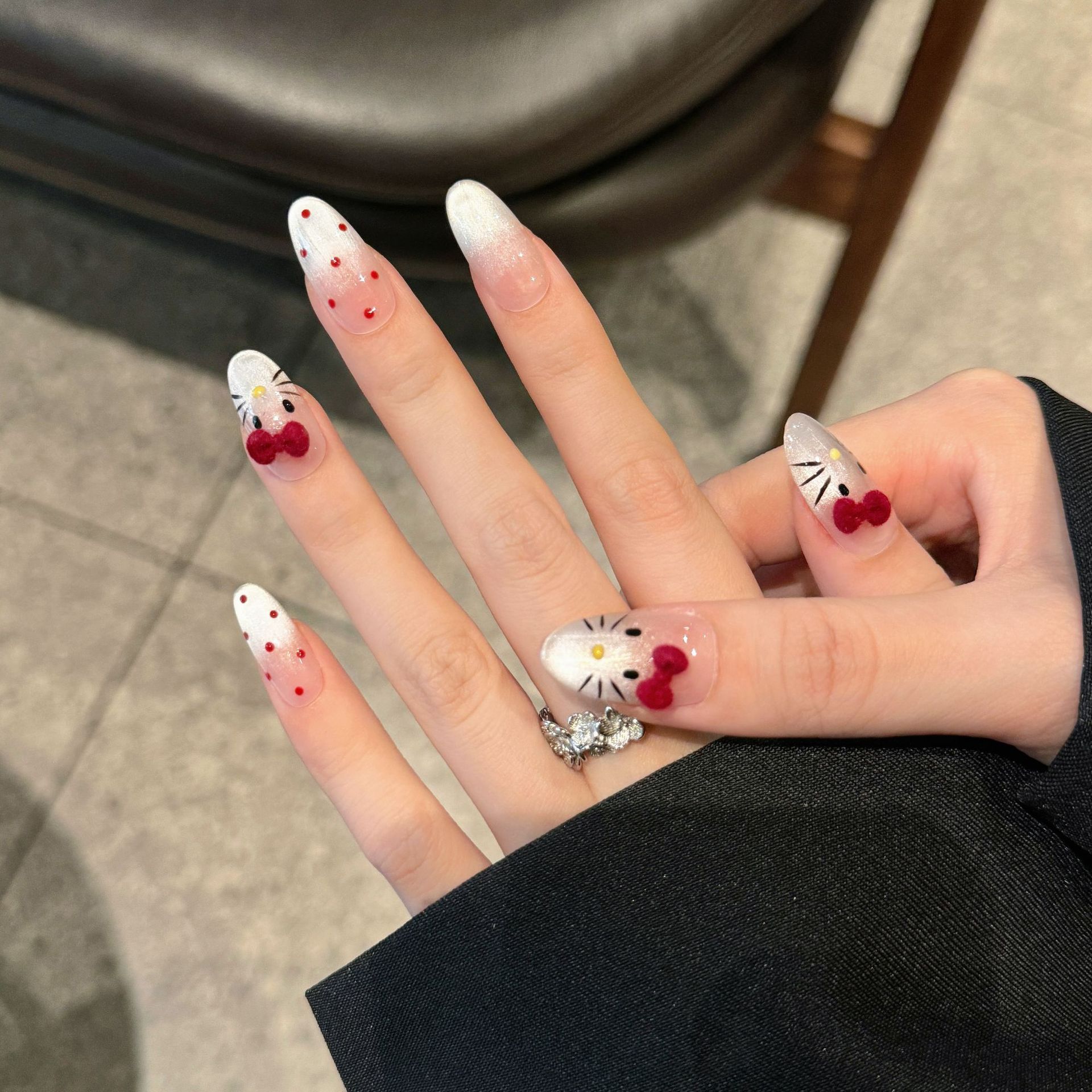 10 pezzi di nail art ovale pre - Nail Art Eye Cat recensione e prezzo