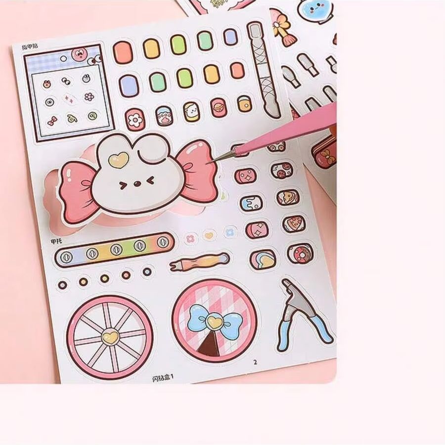 Libro di Adesivi Rosa per Salo - Nail Art Vintage recensione e prezzo